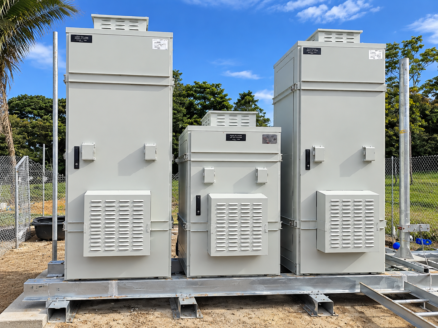 Tablero fotovoltaico con baterías — foto 1
